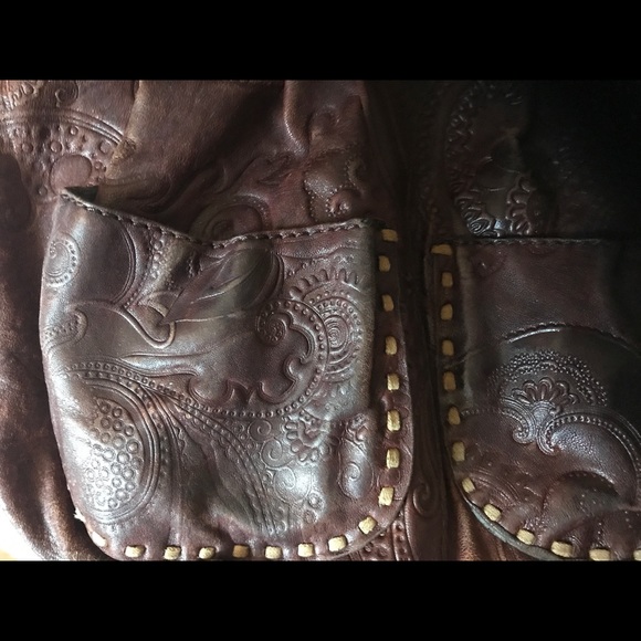 Lucky Brand Leather Satchel - Picture 2 of 5